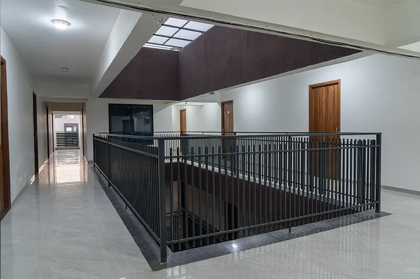 Hostel corridor