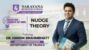 Dr. Hardik Brahmbhatt on Nudge Theory at NBS