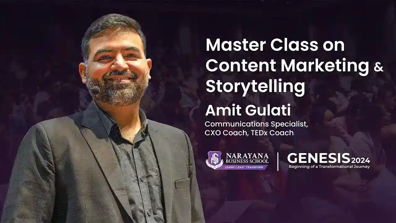 Master Class on Content Marketing & Storytelling with Amit Gulati