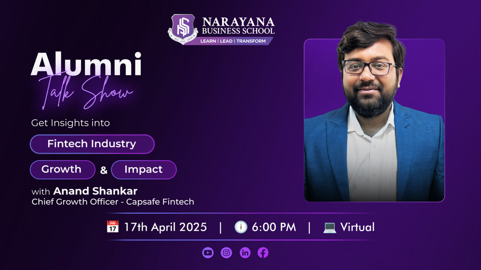 Alumni Talk Show with Anand Shankar