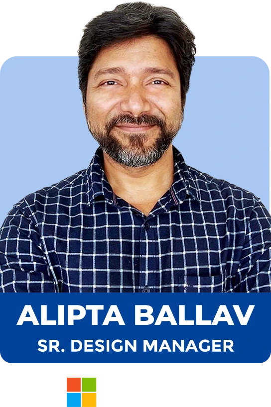 Speaker Alipta Ballav, Senior Design Manager at Microsoft