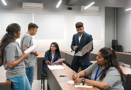 Program offering AICTE recognized PGDM in Ahmedabad