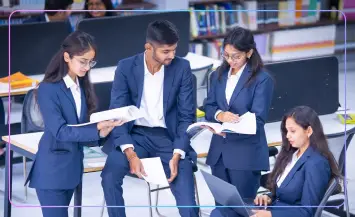 MBA colleges infrastructure Ahmedabad